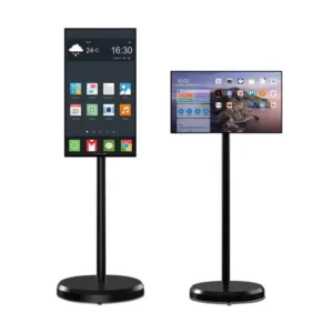 21.5 Inch Portable Smart Touch Screen TV Android 11 Wireless WiFi Monitor Battery Home Outdoor USB Mobile Phone Second Screen