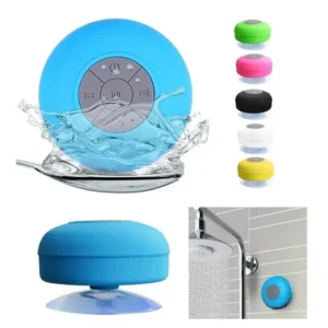 Tragbarer kabelloser Bluetooth-Lautsprecher, Audio, wasserdicht, einfacher Zugangskontrolltasten, Musik-Player für Büro, Auto, Zuhause, Dusche, Lautsprecher