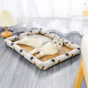 Summer Pet Bed Cat Sleeping Mat Sofa Bed Cooling Mat for Small Dog Cats Comfortable Wear-Resistant Pads Pet Supplies