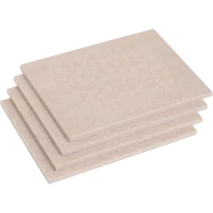 Felt Furniture Pads 4pcs Self Adhesive Cuttable Furniture Felt Pads, Anti Scratch Floor Protectors for Furniture