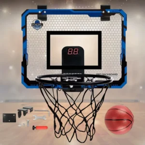 Kinder Mini Basketballkorb mit elektronischer Anzeigetafel Ball Sport Rückwand Outdoor Indoor Beobachtungszubehör Lustiges Spielspielzeug