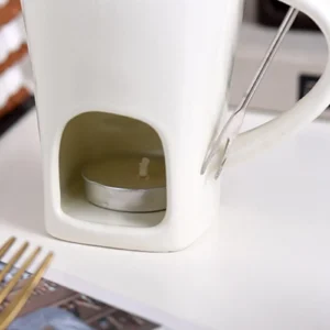 200 ml Schokoladenfondue-Becher-Set, süße Schokolade, schmelzende Fondue-Becher, Butterwärmer für Sauce, Käse, Dessert, Süßigkeiten, Karamell
