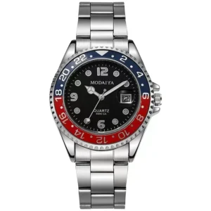 Mode herren Uhren Datum High-end-Luxus Casual Sport Uhr Klassische Business Quarz Männliche Edelstahl Armbanduhren