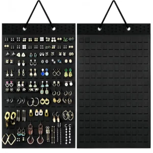 Wandbehang Brosche Display Ständer Filz Emaille Pin Abzeichen Knopf Aufbewahrungshalter Halskette Ohrring Hängender Organizer