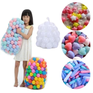 50Pcs Baby Plastic Balls Water Pool Ocean Ball Games for Children Swim Pit Play House Outdoors Sport Ball Tents Baby Toys