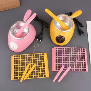 Schokoladenfondue-Maker Schokoladenschmelzofen DIY Schokoladen-Elektroheiztopf Backwerkzeug
