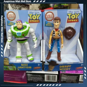 Anime-Figur Toy Story 3 Buzz Lightyear Woody Desktop-Spielzeugmodell Ornament Kinderpuppe Sammlerstücke Niedliches Überraschungs-Geburtstagsgeschenk
