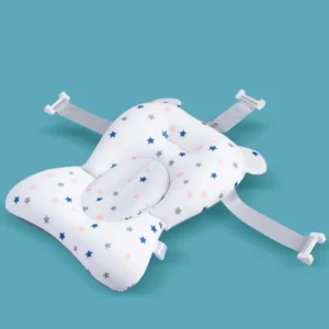 Faltbare Baby-Badewanne mit Badematte, Stützsitzkissen für Neugeborene, verstellbare Badewanne, Duschmatte, Baby-Badewanne