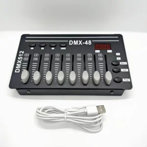 DMX-48 Controller Lichtkonsole Bühnenbeleuchtung DMX512 Controller Dimm-Konsole Bühnenbeleuchtungsausrüstung Party-Licht Event-Show