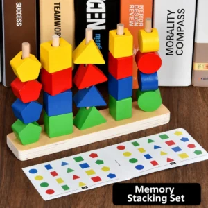 Wooden Sorting Stacking Toys Puzzle For Toddlers And Kids Preschool Fine Motor Skill Toy best gift for children For 1 Years The