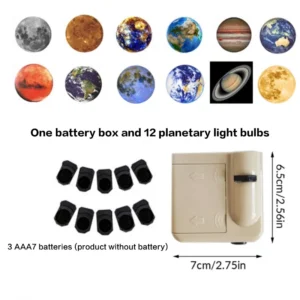 2-in-1 LED-Atmosphärenlicht für Schlafzimmer und Dekoration, Mini-Galaxie-Sternprojektor, Nachtlicht, LED-Sternenhimmel-Ambientelampe