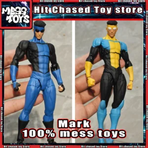 Mess Toys Invincible Anime Action Figure Mark Grayson Classic First Suit & Blue-Black New Suit Figurine Model Statue Gift Toys