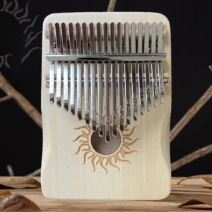 Hluru 17-Tasten-Kalimba aus Ahornholz, 21 Tasten, Daumenklavier, tragbares Fingerklavier für Anfänger, Mbira, Geschenk für Kinder und Erwachsene