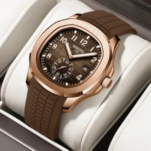 NIBOSI Neue Uhren Top-marke Luxus Wasserdichte Leucht Digitale Quarz Uhren Casual Silikon Datum Uhren für Männer Reloj Hombre