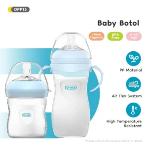 Baby PP Bottle 150/240/330ML Newborn Baby Bottle with Handle Milk BottleFeeding Baby Bottles Newborn Feeding Supplies BPA-Free
