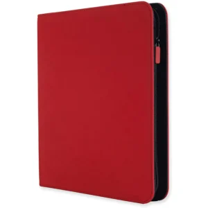 Premium Zip Binder - 12 Tasche Trading Card Album Ordner-480 Seite Laden Tasche Binder für TCG MTG PKM YUGIOH (Rot)