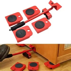 FZCSPEED Furniture Mover with Wheels & Furniture Lifter Set, 360° Rotation Wheels Furniture Dolly, 220 Lbs Capacity