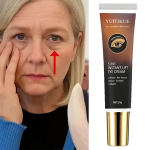 Peptid-Augencreme 20 g – Enthält Peptide, Pflanzenstammzellen und Hyaluronsäure zur Straffung und Revitalisierung müder Augen