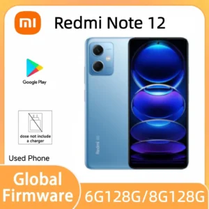 Xiaomi Redmi Note 12 5G Version Phone hyperOS 1.0 Black 256G 6.67" Smartphone 50MP Triple Camera Celular used phones