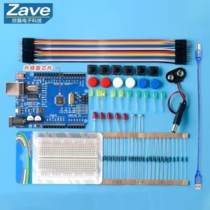Arduino UNO R3 Starter Kit - Scratch Programming STEM Learning DIY Electronics Development Board Compatible with Arduino IDE for