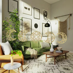 Wandaufkleber, selbstklebend, abnehmbar, nordisches Design, kreativ, für Innendekoration, Arbeitszimmer und Heimdekoration