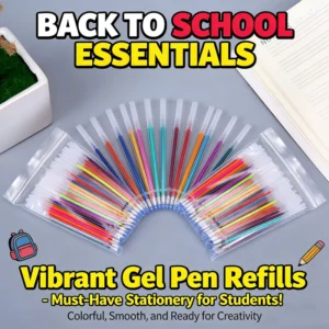12-100 Farbige Gelstift-Nachfüllungen Set - Glitzer, Pastell, Textmarker, Metallic-Tinte für Künstler, Scrapbooking und Graffiti-Zeichnen