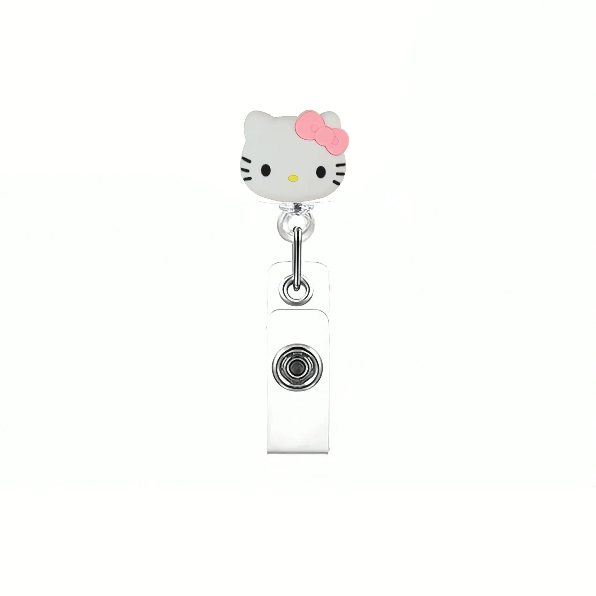 Kawaii Geschenk-Katzen-Ausweishalter Mit Glitzer-Effekt Und Schlüsselanhänger Für Frauen, Studenten Und Bürobedarf Kawaii Geschenk-Katzen-Ausweishalter Mit Glitzer-Effekt Und Schlüsselanhänger Für Frauen, Studenten Und Bürobedarf – Bild 7