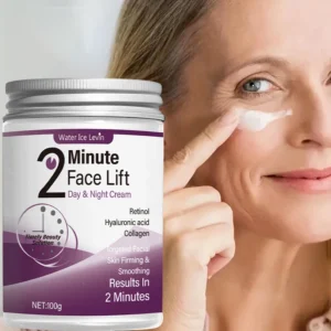 2-Minuten Gesichtsstraffungscreme für Tag & Nacht mit Retinol, Hyaluronsäure & Kollagen - Feuchtigkeitslotion Geeignet für Alle Helle Hauttypen, Parfümfrei, Einweicht in 2 Minuten