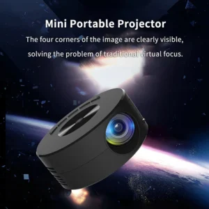 Tragbare Mini Projektor 1920*1080P HD Projektor Heimkino Outdoor Camping Projektion Für IPhone Xiaomi IPad Android