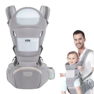 Babytrage Ergonomischer multifunktionaler Hüfthocker für Neugeborene bis Kleinkinder Mehrzweck-Zubehör für Vor- und Nach-Känguru-Taschen