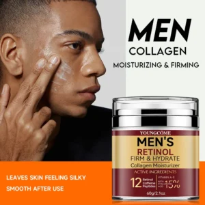Männer Retinol Straffende Gesichtscreme Hautpflege Feuchtigkeitsspendende Kollagen Aufhellung Glatte Falten Gesichts Gesicht Männer Hautpflege Behandlung