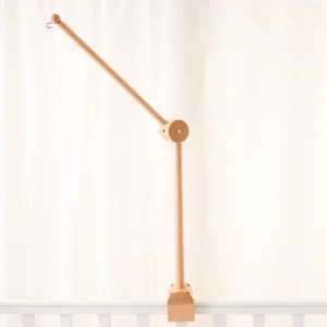 Krippe Mobile Bett Glocke Bogen Halterung Baby 0-12Months Holz Mobile Hängen Rasseln Spielzeug Musik Box Halter Dekorative Arm Halterung geschenk