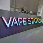 Outdoor Persönliches RGB-Buchstaben-LED-Schild Maßgefertigtes 3D-Acryl Frontbeleuchtetes LED-Werbeschild Leuchtbuchstaben für Unternehmen