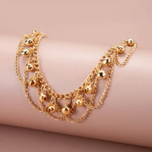 Bohemian Bell Fußkettchen Charms Knöchel Armband Schmuck Vintage Quaste Fußkettchen für Frauen indischen Schmuck Strand Fuß Armband Z40