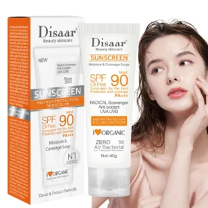 Facial Body Sunscreen Waterproof SPF 90+UV Sun Cream Sunblock Skin Protective Cream Anti Sun Facial Seaside Protection Cream