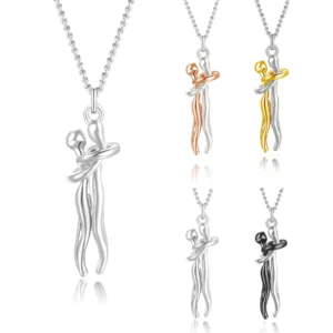 Mode Umarmt Halskette Schmuck Halsband Umarmung Anhänger Kette Männer Halsketten Für Liebhaber Frauen Paar Männer Dame Weiblich Männlich Geschenk