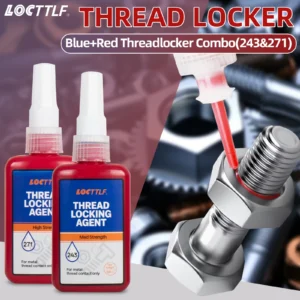50ml Threadlocker 271 Rot Hochfester Schraubensicherungslack 243 Muttern-Bolzen-Sicherung Schraubverschluss Dichtungsmittel Anaerober Klebstoff
