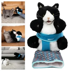 Cat Wrestling Gloves Kitten Pet Toy Gloves Interactive Cat Wrestling Gloves Cat Wrestling Toys Puppet Pet Dolls Supplies