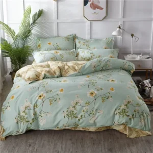 Schöne Cartoon König Größe Bettbezug-set 220x240 Haut Freundliche Doppel Bett Quilt Abdeckung Decke Tröster Abdeckung und kissenbezug
