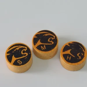 Goldene Farbe 2 Teile/schachtel 14mm Hohe Qualität 8 Schichten Schweinsleder Predator Marke Billard Pool Queue Tipps S/M/H Billard Zubehör
