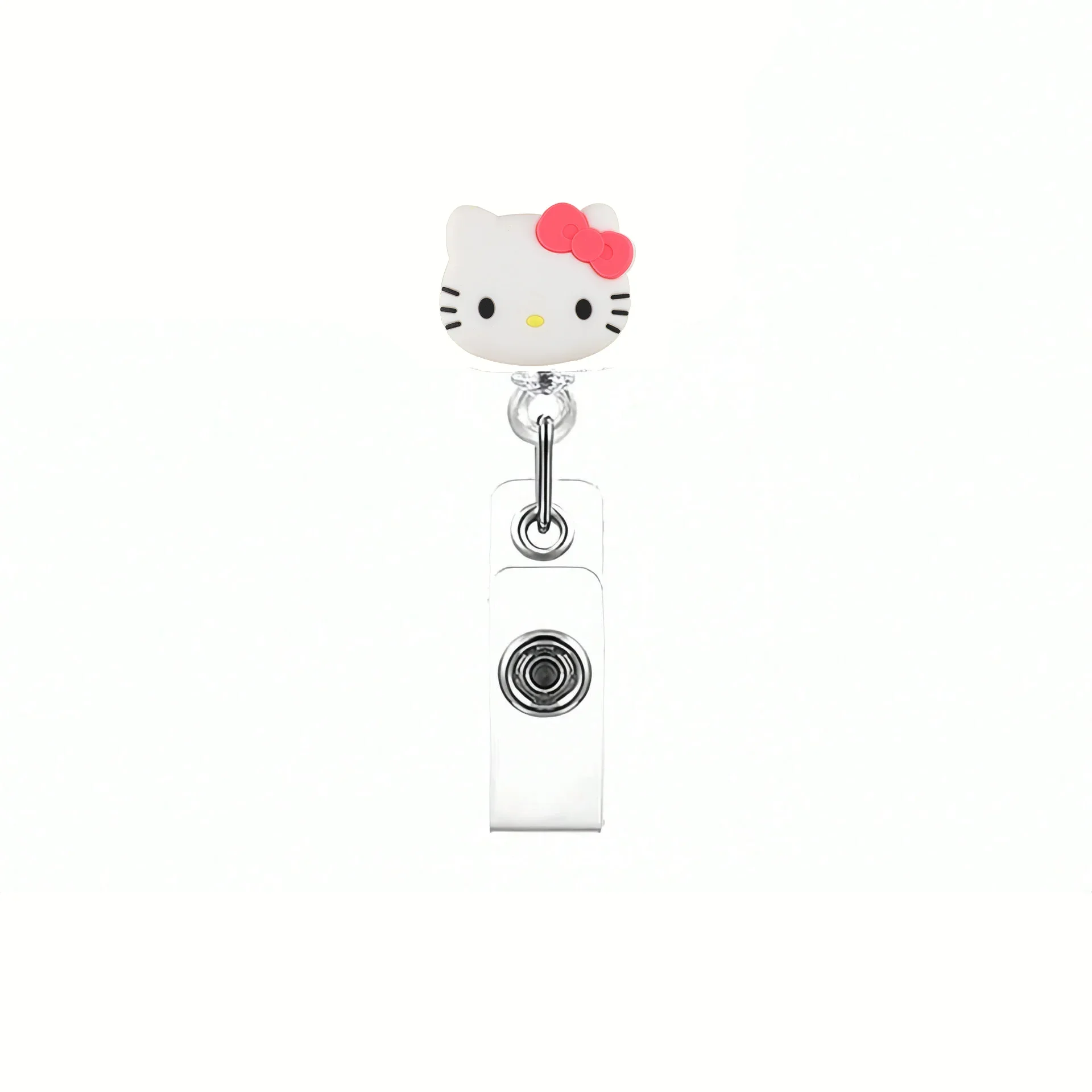 Kawaii Geschenk-Katzen-Ausweishalter Mit Glitzer-Effekt Und Schlüsselanhänger Für Frauen, Studenten Und Bürobedarf Kawaii Geschenk-Katzen-Ausweishalter Mit Glitzer-Effekt Und Schlüsselanhänger Für Frauen, Studenten Und Bürobedarf – Bild 10