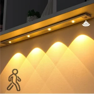 LED Schrank Nachtlicht Motion Sensor Drahtlose Ultra Dünne Unter Schrank Lampe Für Küche Schlafzimmer Kleiderschrank Innen Beleuchtung