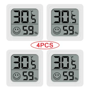 4 stücke Digital Thermometer Hygrometer Indoor Mini Temperatur LCD Elektronische Monitor Hygrometer Outdoor Zimmer Baby