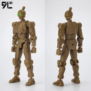 9L3D Superhelden Invincible Brown Robot Dummy13 Titan13 Lucky13 Anime Multi-Jointed Shapeshift Spielzeug Actionfiguren Geburtstagsgeschenke