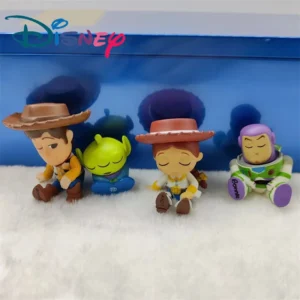 4 Teile/satz Disney Toy Story 4 Woody Jessie Alien Buzz Lightyear Schlaf Figuren Anime Sammlung Figur Puppe Spielzeug Modell für Geschenk