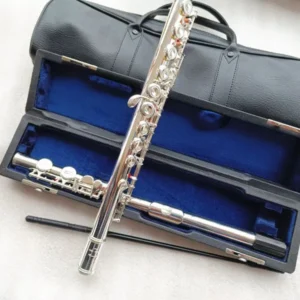 YFL-211SL Japan versilberte Flöte, 16 Löcher, geschlossen, C-Taste, Kupfernickel-Versilberung, Flauta-Transversal-Instrumenten mit E-Tasten-Flöte