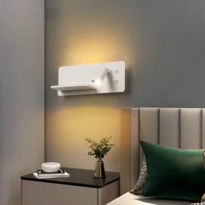 Drahtlose Lade Led Wandleuchte Licht für Schlafzimmer Nacht Hotel Drehen Lesen Beleuchtung USB Ladung Lampara Dekoration Moderne