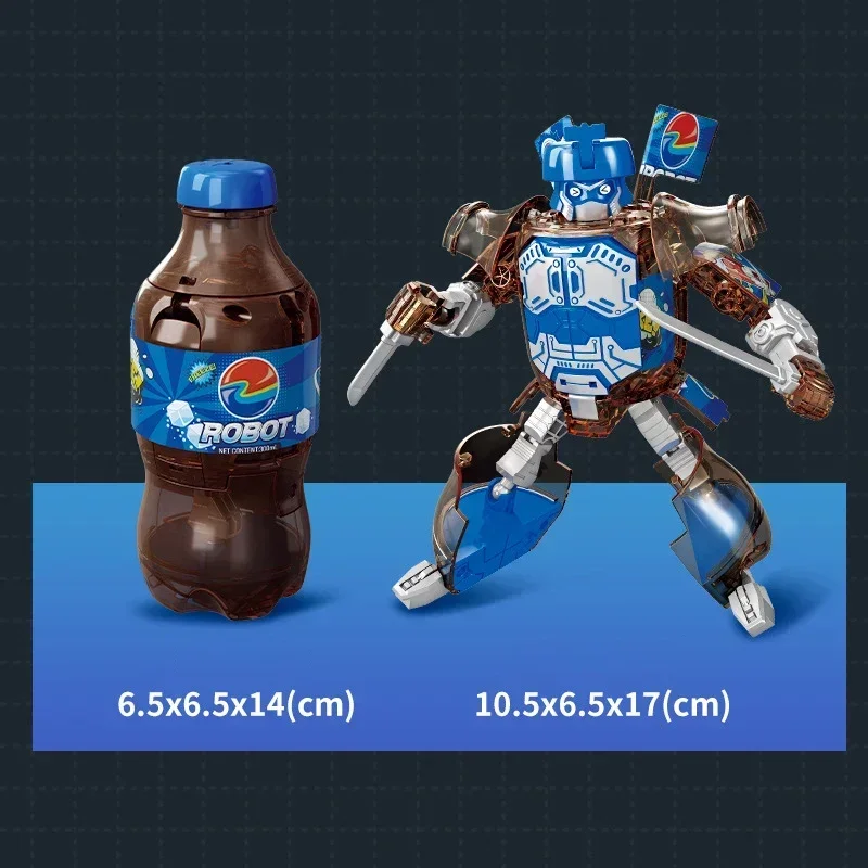 Cartoon Deformation Robot Simulated Bottled Soda Deformed Robot Action Figures Mecha Warrior Creative Model Toy Educational Toy Cartoon Deformation Robot Simulated Bottled Soda Deformed Robot Action Figures Mecha Warrior Creative Model Toy Educational Toy – Bild 6