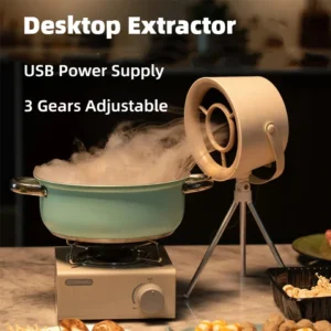 2024 neue tragbare Abluft ventilator kleine Küchen haube Dunstabzugshaube Grill USB-Versorgung Desktop-Dunstabzugshauben Mini-Absaug haube