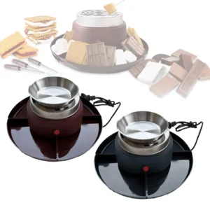 Smores Kit Melt Fondue Pot Elektrischer Smores Maker für Familie Weihnachten im Innenbereich